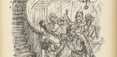 Alfred Kubin. Tavern (Kaschemme) from Ein neuer Totentanz (A New Dance of Death). 1947 (reproduced drawing executed 1938)