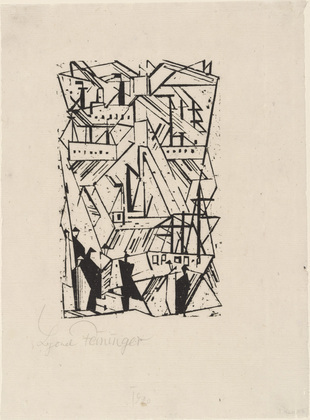 Lyonel Feininger. Marine. 1919