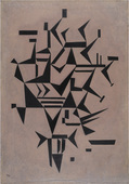 Vasily Kandinsky. Lightly Touching [also known as "Lightly Touched"] (Leicht berührt). 1931