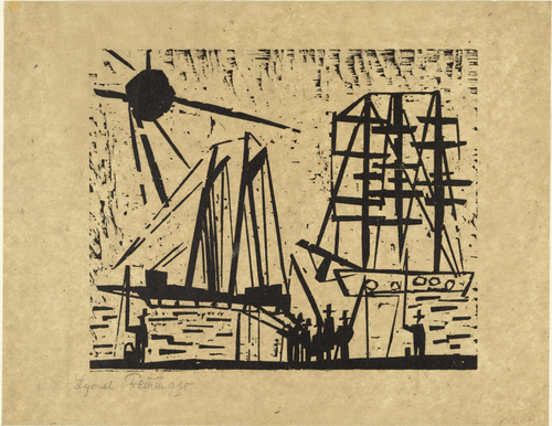 Lyonel Feininger. Anglers (Angler). (1919)