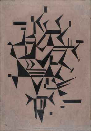 Vasily Kandinsky. Lightly Touching [also known as "Lightly Touched"] (Leicht berührt). 1931