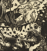 Heinrich Campendonk. The Tiger (Der Tiger). (1916)