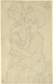 Otto Dix. Child with Doll (Kind mit Puppe). 1928