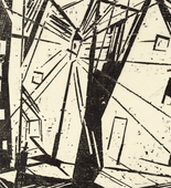 Lyonel Feininger. Street Lantern (Die Laterne). (1918)
