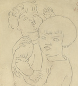 Otto Dix. Child with Doll (Kind mit Puppe). 1928