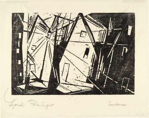 Lyonel Feininger. Street Lantern (Die Laterne). (1918)