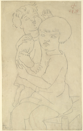 Otto Dix. Child with Doll (Kind mit Puppe). 1928