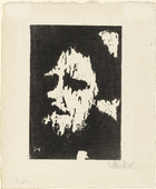 Erich Heckel. Head (Kopf). (1907)