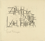 Lyonel Feininger. Title page (Titelblatt) from the portfolio Twelve Woodcuts by Lyonel Feininger (Zwölf Holzschnitte von Lyonel Feininger). (1920)