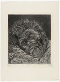 Otto Dix. Dead Man (St. Clément) [Toter (St. Clément)] from The War (Der Krieg). (1924)