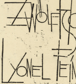 Lyonel Feininger. Title page (Titelblatt) from the portfolio Twelve Woodcuts by Lyonel Feininger (Zwölf Holzschnitte von Lyonel Feininger). (1920)