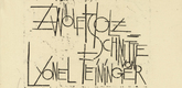 Lyonel Feininger. Title page (Titelblatt) from the portfolio Twelve Woodcuts by Lyonel Feininger (Zwölf Holzschnitte von Lyonel Feininger). (1920)