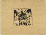 Lyonel Feininger. Town Hall (Rathaus). 1918