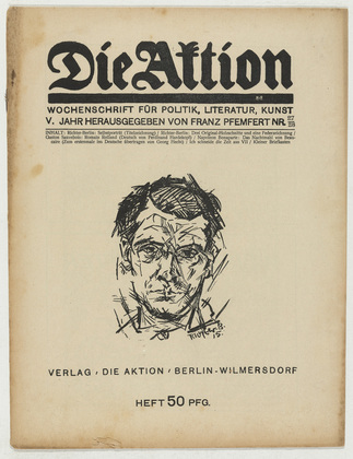 Heinrich Richter-Berlin. Die Aktion, vol. 5, no. 27/28. July 10, 1915