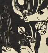 Heinrich Campendonk. Seated Harlequin (Sitzender Harlekin). (1922)