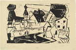 Lyonel Feininger. Village (Dorf). 1920