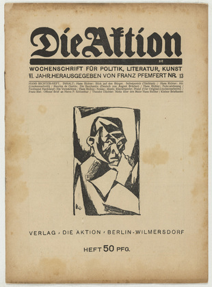 Hans Richter. Die Aktion, vol. 6, no. 13. March 25, 1916