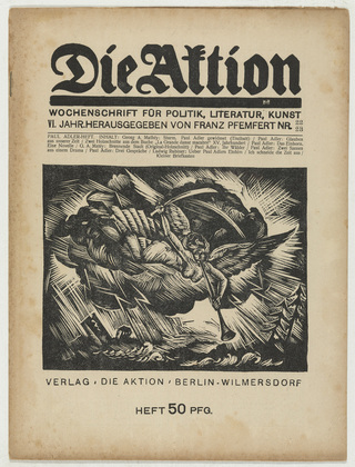 Georg Alexander Mathéy. Die Aktion, vol. 6, no. 22/23. June 3, 1916
