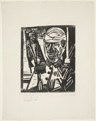 Erich Heckel. Two Wounded Men (Zwei Verwundete). 1915