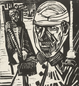 Erich Heckel. Two Wounded Men (Zwei Verwundete). 1915