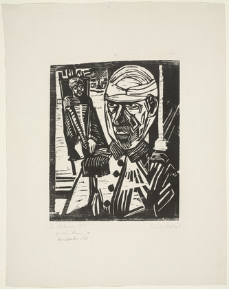 Erich Heckel. Two Wounded Men (Zwei Verwundete). 1915