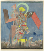 Paul Klee. Demon above the Ships (Dämon über den Schiffen). 1916