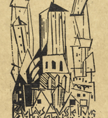Lyonel Feininger. Church (Kirche). 1923