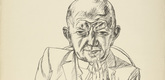 Max Beckmann. Portrait of Dr. Weidner (Bildnis Dr. Weidner). (1921)