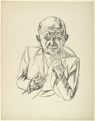Max Beckmann. Portrait of Dr. Weidner (Bildnis Dr. Weidner). (1921)