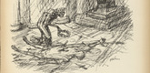 Alfred Kubin. Caesar (Cäsar) from Ein neuer Totentanz (A New Dance of Death). 1947 (reproduced drawing executed 1938)