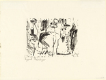 Lyonel Feininger. Ghosts from Ten Woodcuts by Lyonel Feininger. (1919, published 1941)