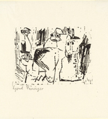 Lyonel Feininger. Ghosts from Ten Woodcuts by Lyonel Feininger. (1919, published 1941)