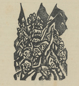 Herbert Anger, Conrad Felixmüller, A. Krapp. Die Aktion, vol. 9, no. 28. July 12, 1919