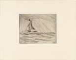 Lyonel Feininger. Fishing Boat in the Rain (Fischerboot im Regen) (plate, loose leaf) from the periodical Das Kunstblatt, vol. 1, no. 3 (Mar 1917). 1917