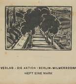 Oskar Birckenbach, Emil Maetzel. Die Aktion, vol. 9, no. 39/40. October 4, 1919
