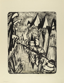 Erich Heckel. Tübingen. 1920