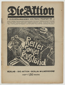 Conrad Felixmüller, Georg Arndt. Die Aktion, vol. 10, no. 21/22. May 29, 1920