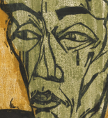 Erich Heckel. Portrait of a Man (Männerbildnis). (1919)