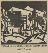 Rüdiger Berlit, Georg Arndt, Conrad Felixmüller. Die Aktion, vol. 10, no. 25/26. June 26, 1920