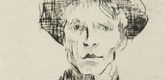 Rolf Nesch. Self-Portrait with Hat (Selbstbildnis mit Hut). (1923)