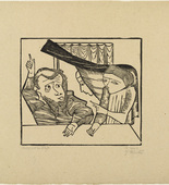 Gerhard Marcks. Peter and the Maid (Petrus und die Magd). (1923), printed 1924