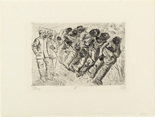 Otto Dix. Gas Victims (Templeux-La-Fosse, August 1916) [Gastote: Templeux-La-Fosse, August 1916] from The War (Der Krieg). (1924)
