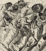 Otto Dix. Gas Victims (Templeux-La-Fosse, August 1916) [Gastote: Templeux-La-Fosse, August 1916] from The War (Der Krieg). (1924)