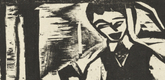 Erich Heckel. In the Studio (Im Atelier). (1909), dated 1910