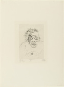 Otto Dix. Wounded Man Fleeing (Battle of the Somme, 1916) [Fliehender Verwundeter (Sommeschlacht 1916)] from The War (Der Krieg). (1924)