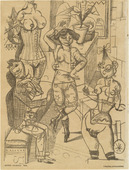 Rudolf Schlichter. Dance (Tanz) (plate, preceding p. 97) from the periodical Das Kunstblatt, vol. 4, no. 4 (Apr 1920). 1920 (executed 1919)