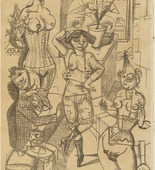 Rudolf Schlichter. Dance (Tanz) (plate, preceding p. 97) from the periodical Das Kunstblatt, vol. 4, no. 4 (Apr 1920). 1920 (executed 1919)