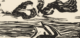 Erich Heckel. Sailboat (Segelboot) from the portfolio Brücke 1908. 1907 (published 1908)