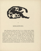 Vasily Kandinsky. Vignette next to 'Introduction" (Vignette bei "Einleitung") (headpiece, page 3) from Über das Geistige in der Kunst (Concerning the Spiritual in Art). 1911