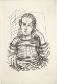 Oskar Kokoschka. The Concert IV (Das Konzert IV) from the series The Concert (Das Konzert). (1920, published 1921)